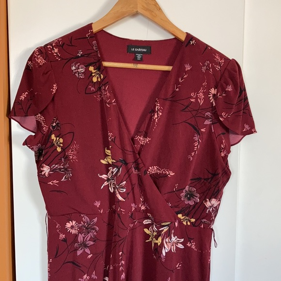 Le Chateau floral midi dress - Picture 4 of 6